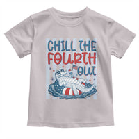 Chill The Fourth Out Toddler T Shirt Funny Alligator 4th Of July