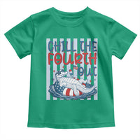 Chill The Fourth Out Toddler T Shirt Funny Alligator 4th Of July