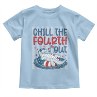 Chill The Fourth Out Toddler T Shirt Funny Alligator 4th Of July