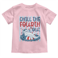 Chill The Fourth Out Toddler T Shirt Funny Alligator 4th Of July