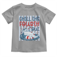 Chill The Fourth Out Toddler T Shirt Funny Alligator 4th Of July