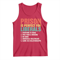 Prison Is Perfect For Liberals Tank Top Funny Anti Liberal Quote