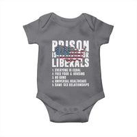 Prison Is Perfect For Liberals Baby Onesie Anti Liberal Quote