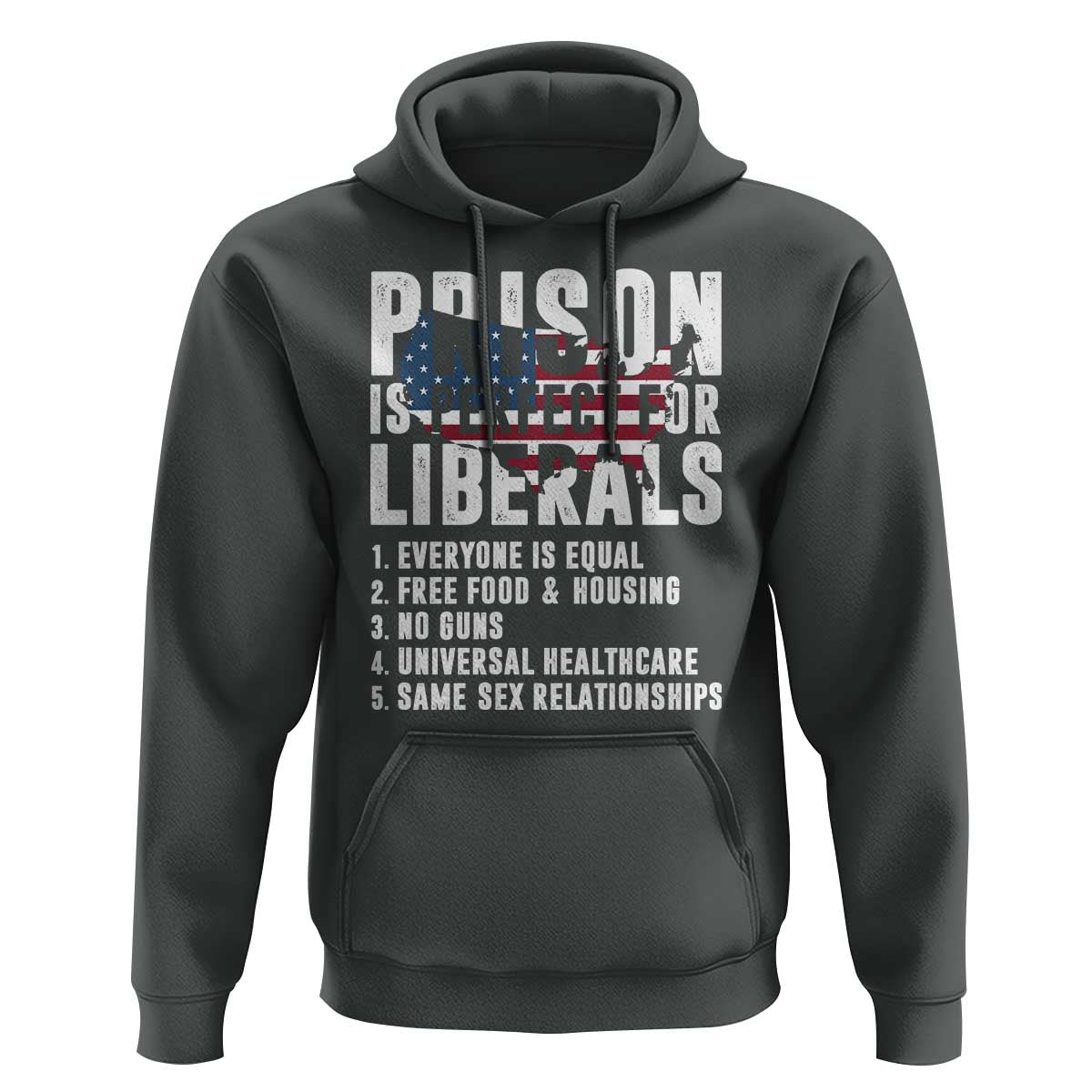 Prison Is Perfect For Liberals Hoodie Anti Liberal Quote