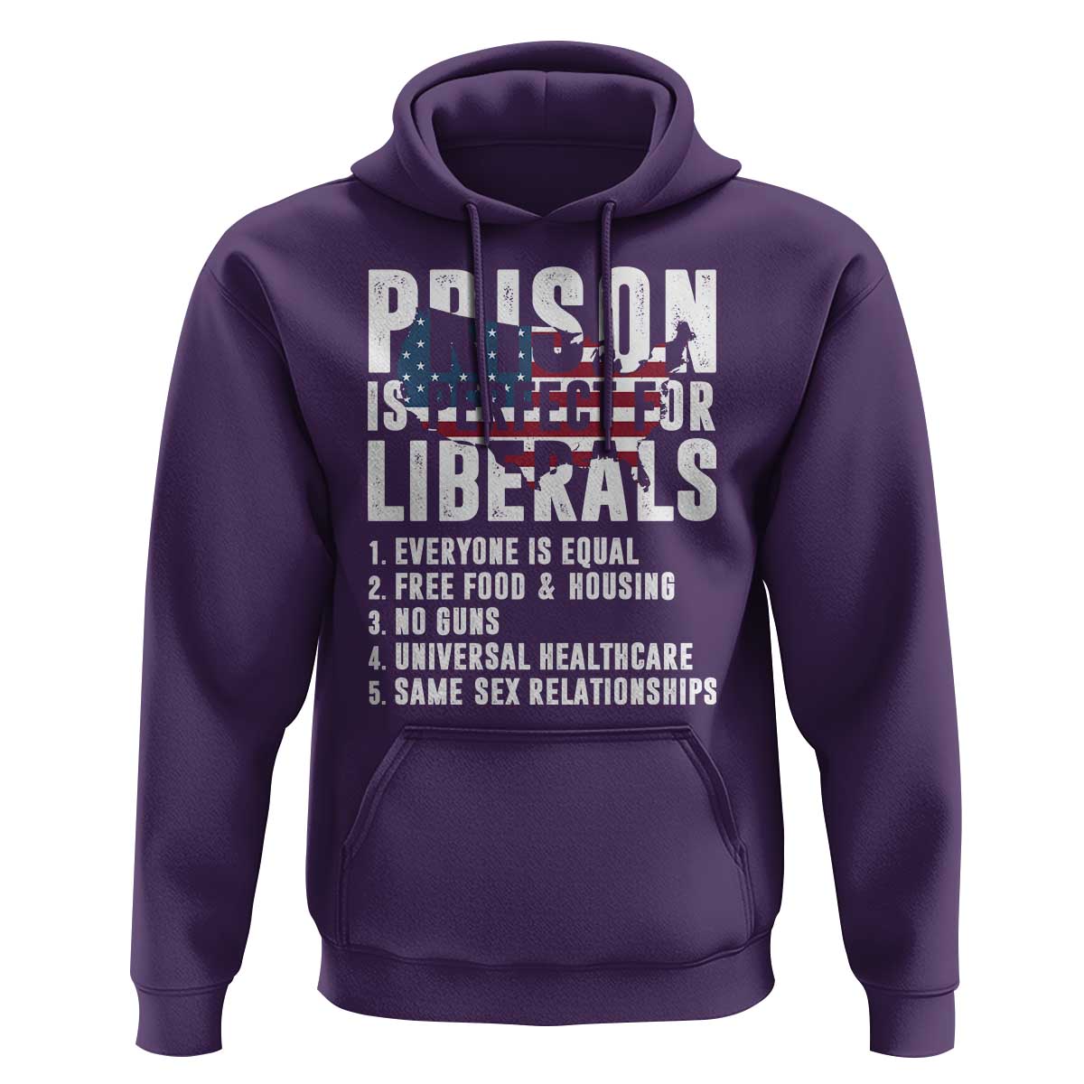 Prison Is Perfect For Liberals Hoodie Anti Liberal Quote