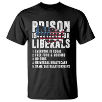 Prison Is Perfect For Liberals T Shirt Anti Liberal Quote