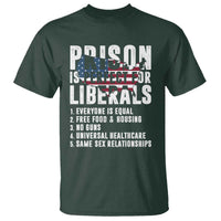 Prison Is Perfect For Liberals T Shirt Anti Liberal Quote