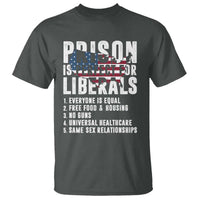 Prison Is Perfect For Liberals T Shirt Anti Liberal Quote