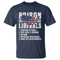 Prison Is Perfect For Liberals T Shirt Anti Liberal Quote
