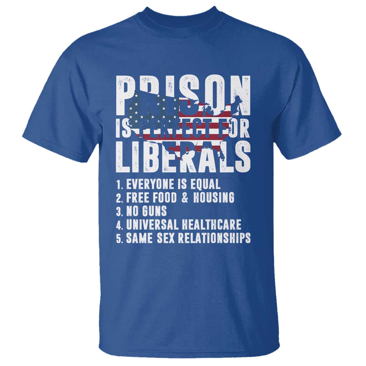 Prison Is Perfect For Liberals T Shirt Anti Liberal Quote