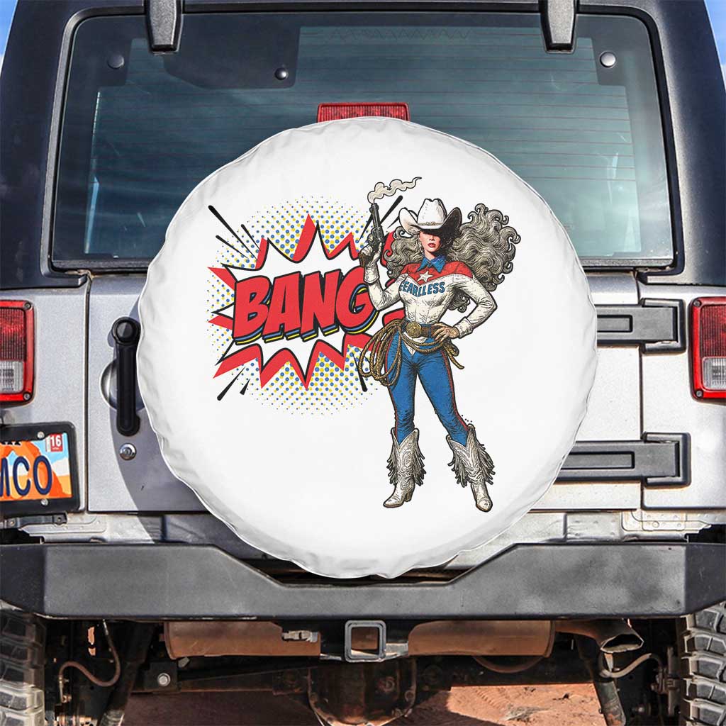 Funny Bang Cowgirl Spare Tire Cover Western Country Music Cowboy Rodeo - Wonder Print Shop