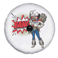 Funny Bang Cowgirl Spare Tire Cover Western Country Music Cowboy Rodeo - Wonder Print Shop