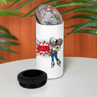 Funny Bang Cowgirl 4 in 1 Can Cooler Tumbler Western Country Music Cowboy Rodeo