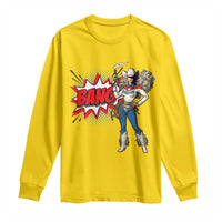 Funny Bang Cowgirl Long Sleeve Shirt Western Country Music Cowboy Rodeo - Wonder Print Shop