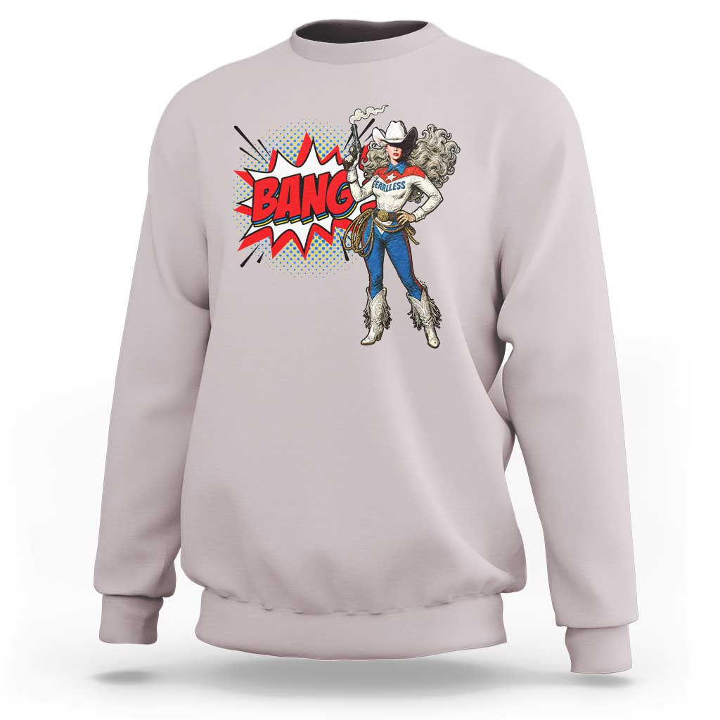 Funny Bang Cowgirl Sweatshirt Western Country Music Cowboy Rodeo - Wonder Print Shop