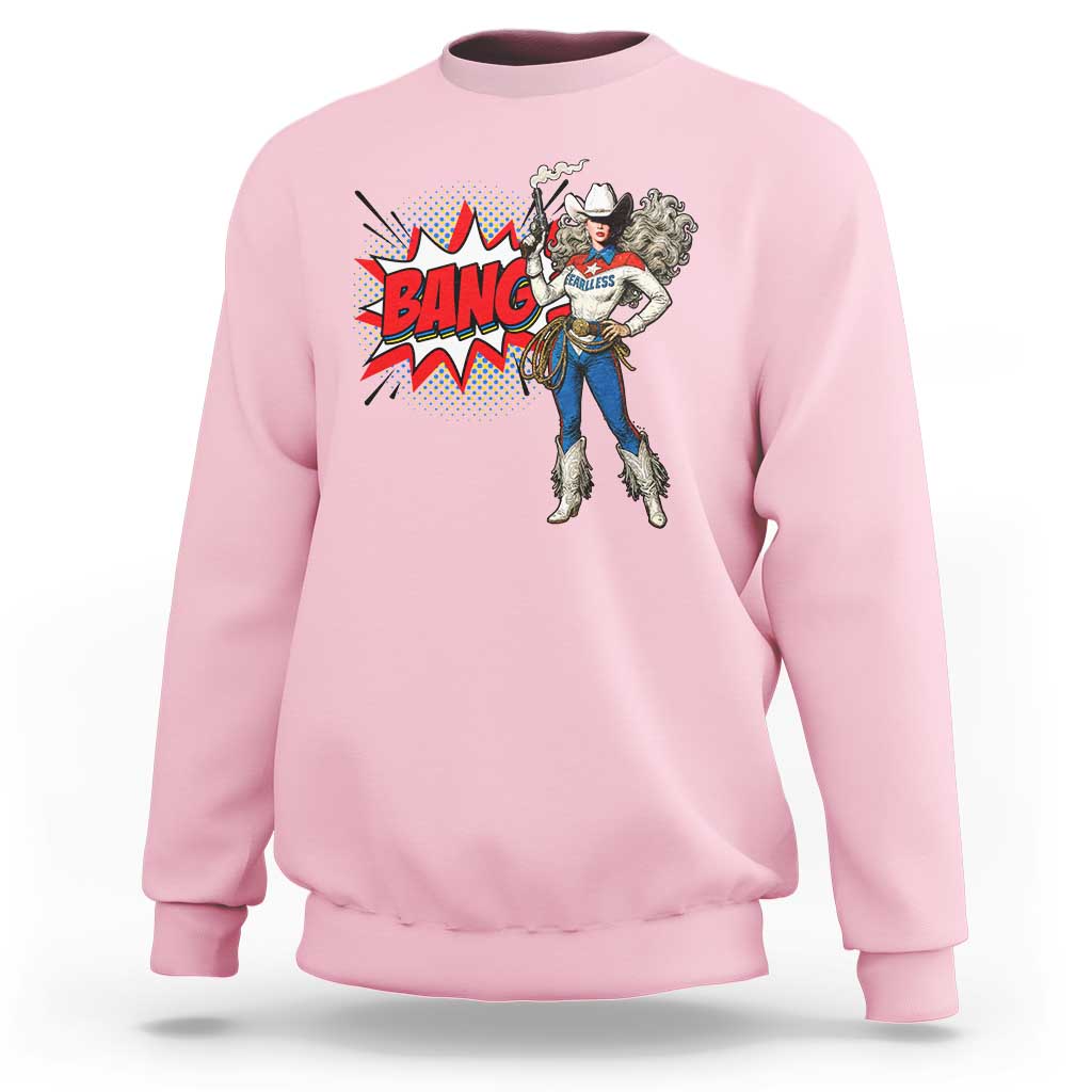 Funny Bang Cowgirl Sweatshirt Western Country Music Cowboy Rodeo - Wonder Print Shop