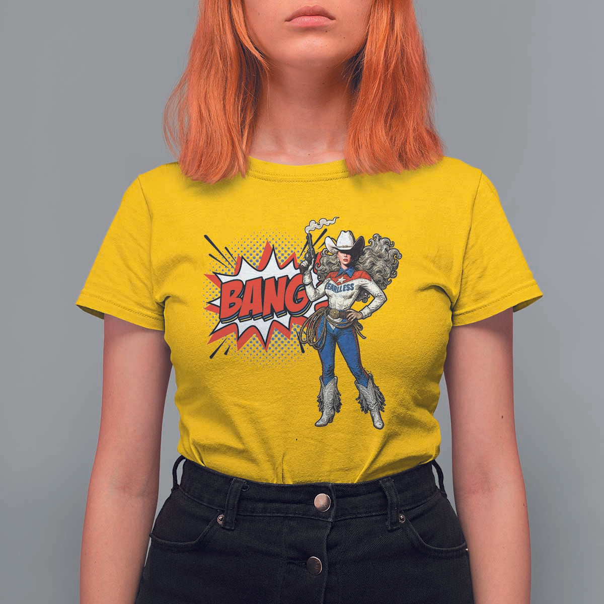 Funny Bang Cowgirl T Shirt For Women Western Country Music Cowboy Rodeo - Wonder Print Shop