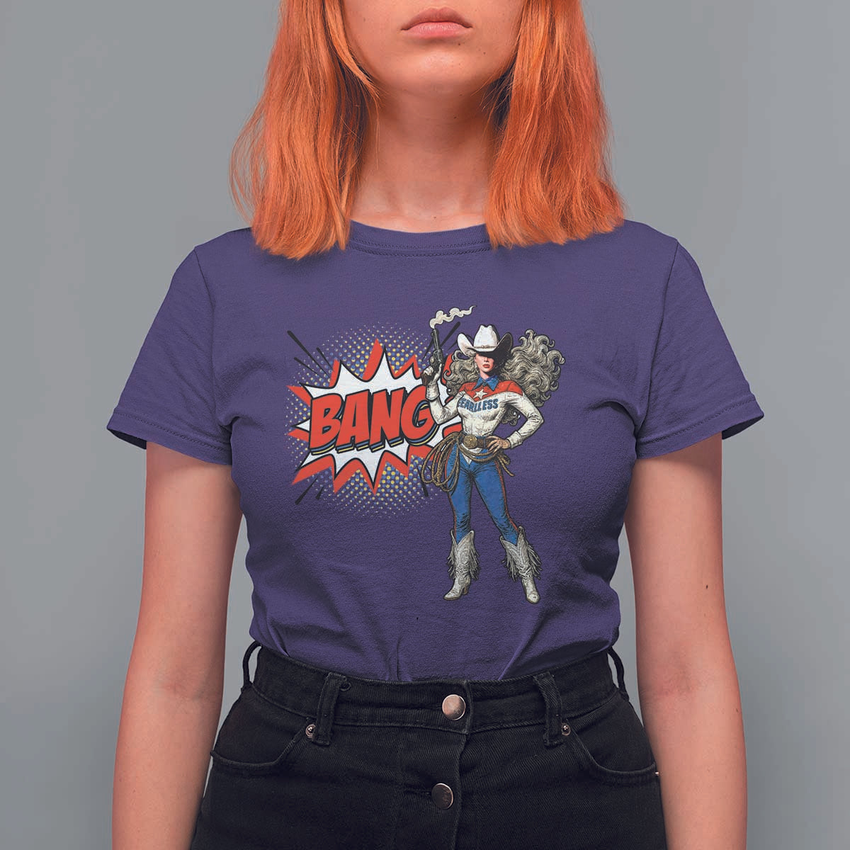 Funny Bang Cowgirl T Shirt For Women Western Country Music Cowboy Rodeo - Wonder Print Shop