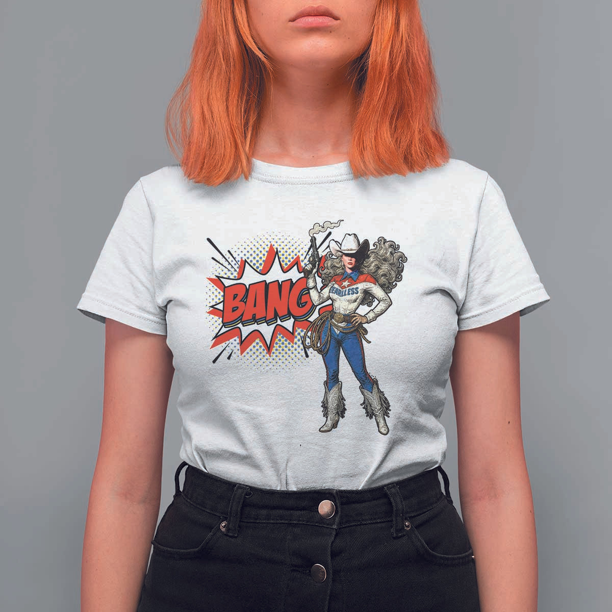 Funny Bang Cowgirl T Shirt For Women Western Country Music Cowboy Rodeo - Wonder Print Shop