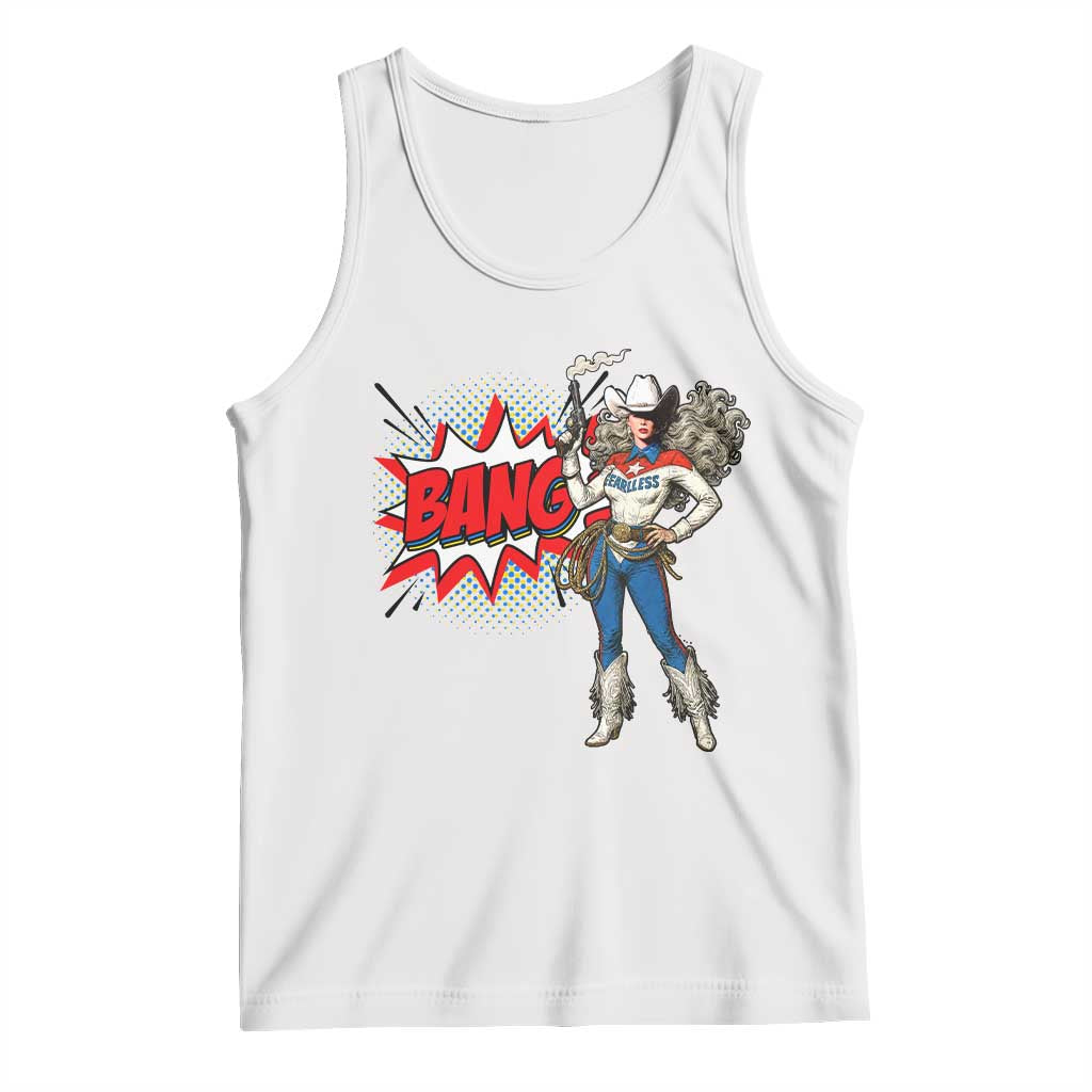 Funny Bang Cowgirl Tank Top Western Country Music Cowboy Rodeo - Wonder Print Shop