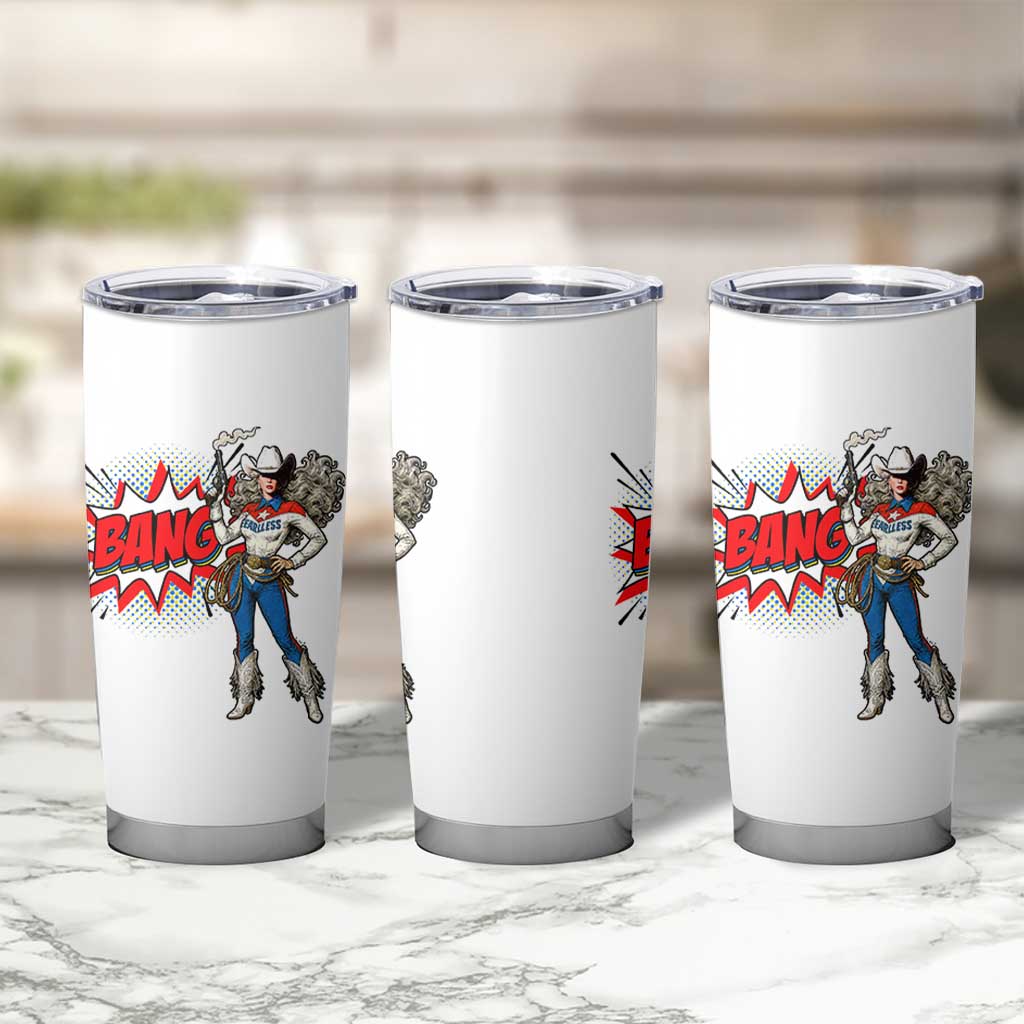 Funny Bang Cowgirl Tumbler Cup Western Country Music Cowboy Rodeo