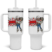 Funny Bang Cowgirl Tumbler With Handle Western Country Music Cowboy Rodeo