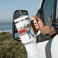 Funny Bang Cowgirl Tumbler With Handle Western Country Music Cowboy Rodeo