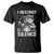 Funny Cat Rock Band Drummer T Shirt I Destroy Silence - Wonder Print Shop