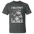 Funny Cat Rock Band Drummer T Shirt I Destroy Silence - Wonder Print Shop
