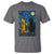 Cat Starry Night T Shirt Van Gogh Violin Kitty Lover - Wonder Print Shop