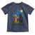 Cat Starry Night Toddler T Shirt Van Gogh Violin Kitty Lover - Wonder Print Shop