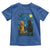 Cat Starry Night Toddler T Shirt Van Gogh Violin Kitty Lover - Wonder Print Shop