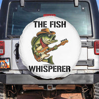 Funny Bass Fishing Spare Tire Cover The Fish Whisperer Fisherman Humor - Wonder Print Shop