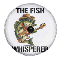 Funny Bass Fishing Spare Tire Cover The Fish Whisperer Fisherman Humor - Wonder Print Shop