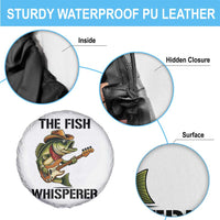 Funny Bass Fishing Spare Tire Cover The Fish Whisperer Fisherman Humor - Wonder Print Shop