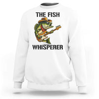Funny Bass Fishing Sweatshirt The Fish Whisperer Fisherman Humor - Wonder Print Shop
