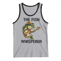 Funny Bass Fishing Tank Top The Fish Whisperer Fisherman Humor - Wonder Print Shop