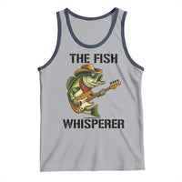 Funny Bass Fishing Tank Top The Fish Whisperer Fisherman Humor - Wonder Print Shop