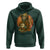 Japanese Samurai Cat Hoodie Retro Cat Playing Shamisen Art - Wonder Print Shop