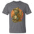 Japanese Samurai Cat T Shirt Retro Cat Playing Shamisen Art - Wonder Print Shop