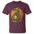 Japanese Samurai Cat T Shirt Retro Cat Playing Shamisen Art - Wonder Print Shop