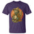 Japanese Samurai Cat T Shirt Retro Cat Playing Shamisen Art - Wonder Print Shop