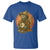 Japanese Samurai Cat T Shirt Retro Cat Playing Shamisen Art - Wonder Print Shop