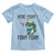 Funny Bass Fish Toddler T Shirt Here Fishy Fishy Fisherman Fishing Lover - Wonder Print Shop