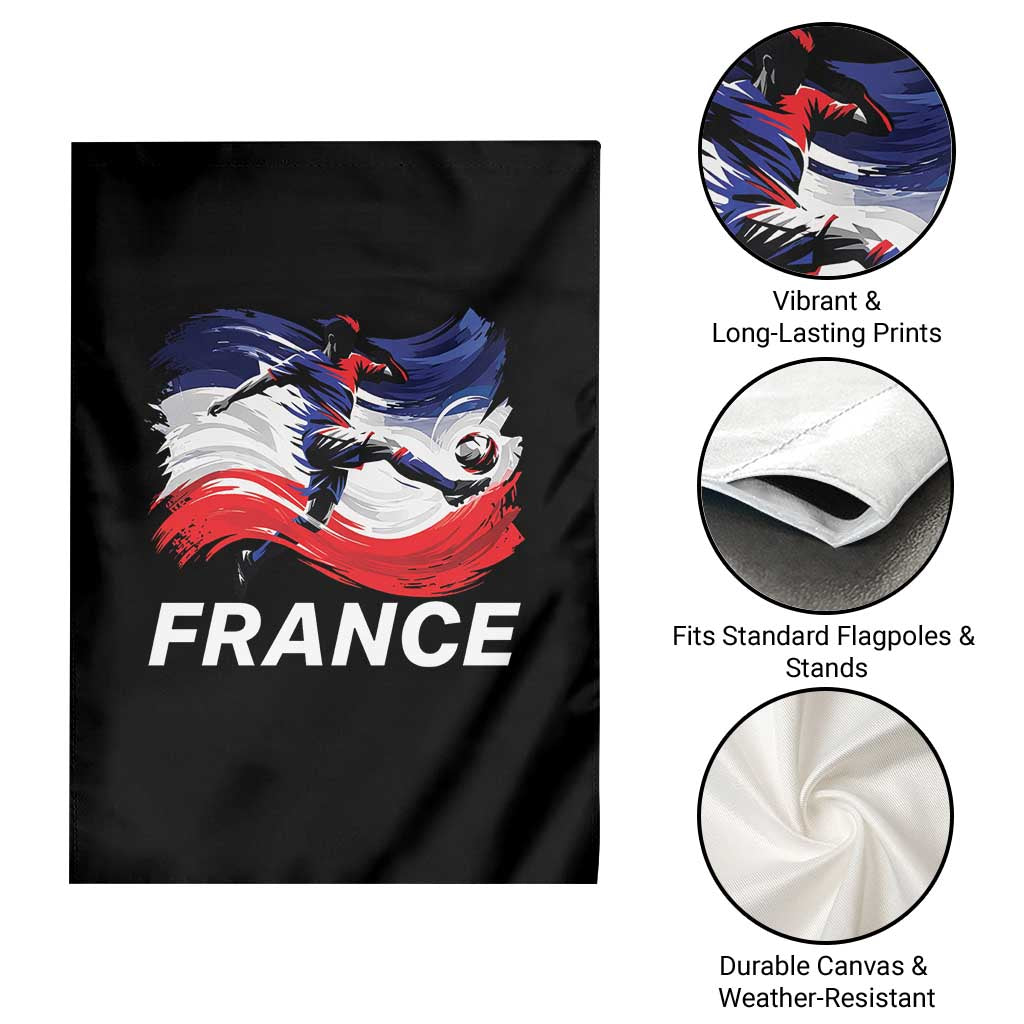 France Soccer Football Fan French Flag Garden Flag
