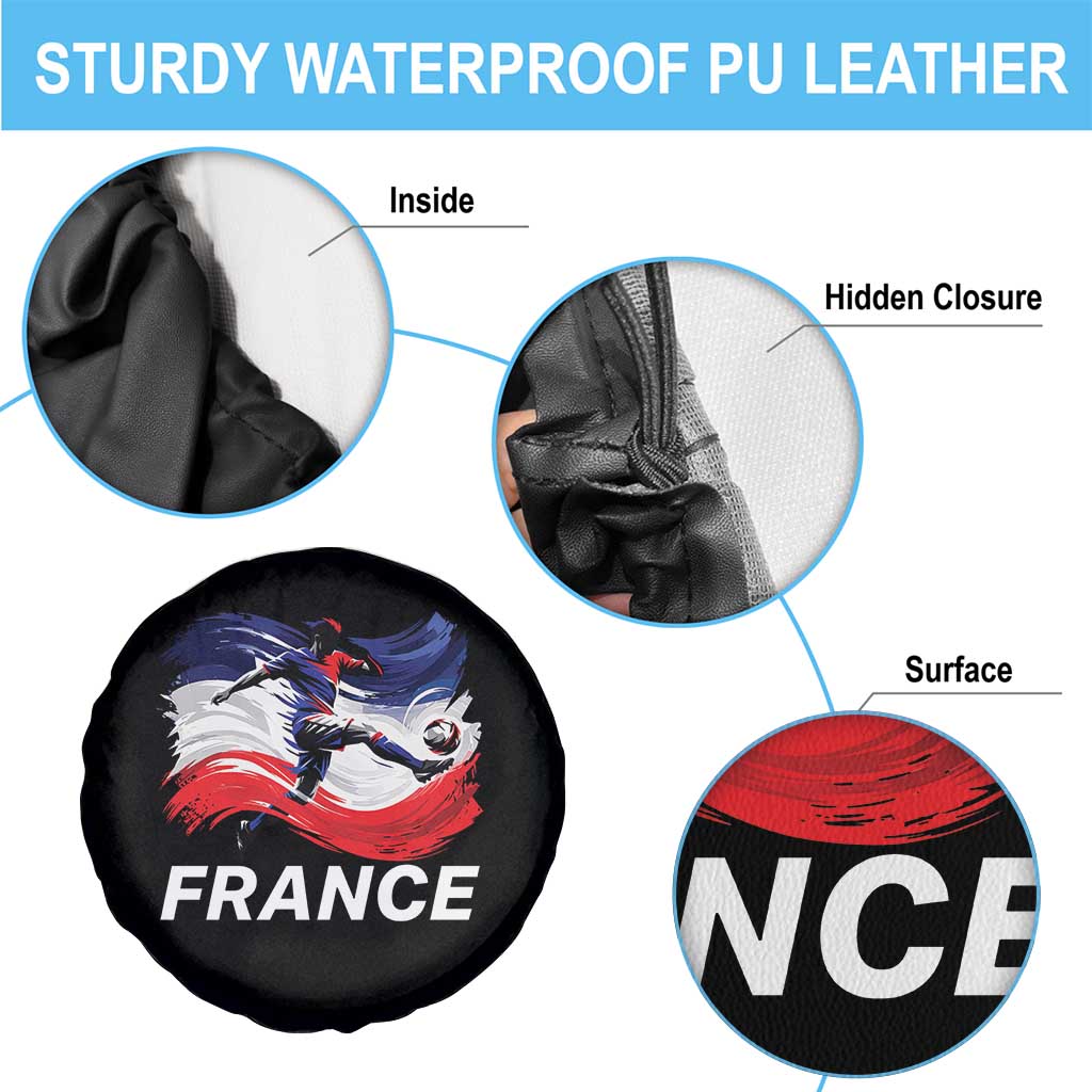 France Soccer Football Fan French Flag Spare Tire Cover