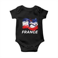 France Soccer Football Fan French Flag Baby Onesie