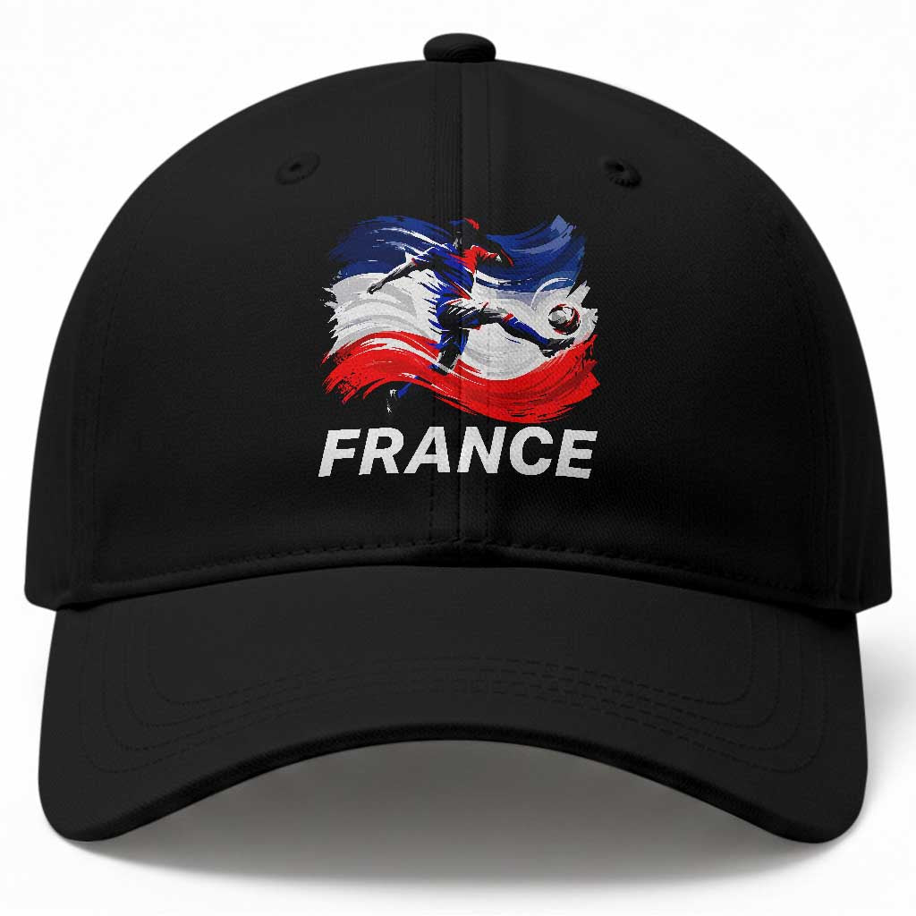 France Soccer Football Fan French Flag Baseball Cap