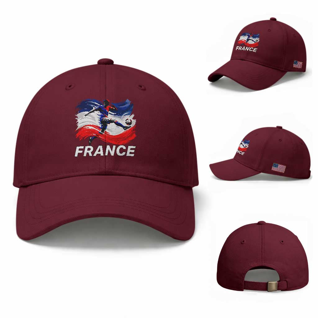 France Soccer Football Fan French Flag Baseball Cap