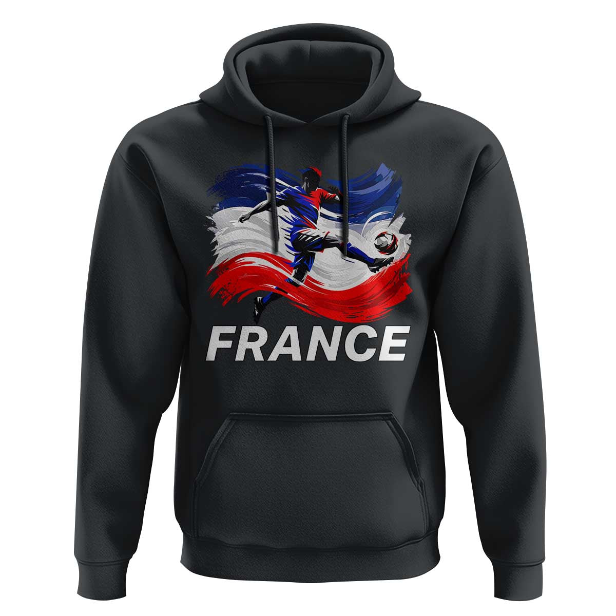France Soccer Football Fan French Flag Hoodie